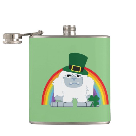 Leprechaun yeti heupfles (Geopend)