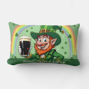 Leprechaun's Blijdschap Onder de Regenboog Kussen