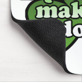 Leprechauns laat me het doen Mousepad Muismat (Hoek)