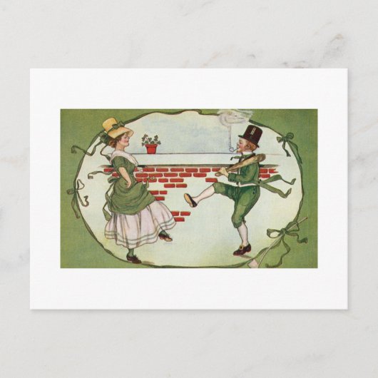 Leprechauns uit liefde briefkaart (Voorkant)