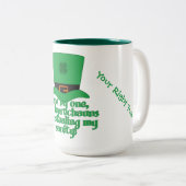 Leprechauns Voler Sanity tasses personnalisées (Devant droit)