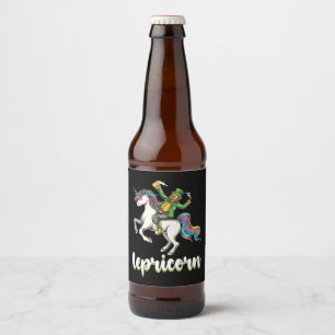 Lepricorn Leprechaun Eenhoorn St Patrick's Day Bier Etiket