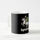 Lepricorn Leprechaun Eenhoorn St Patrick's Day Koffiemok (Voorkant links)