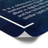 L'équation de la vague - Poster des mathématiques (Coin)