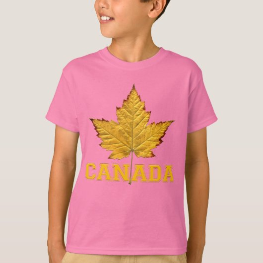L'équipe canadienne de t-shirt Enfants Bio Canada (Devant)