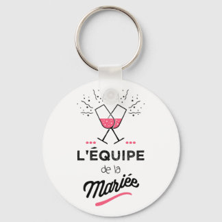 L'équipe de la mariée sleutelhanger