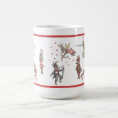 L'équipe de Père Noël 15 onces. Tasse (Centre)