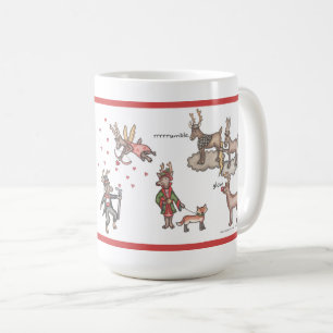 L'équipe de Père Noël 15 onces. Tasse