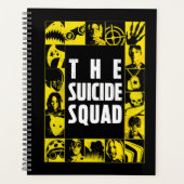 L'équipe du suicide | Blocs d'icônes jaune et noir (Devant)