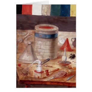 L'équipement de l'alchimiste, d'après les