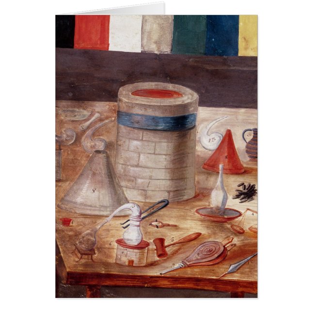 L'équipement de l'alchimiste, d'après les (Devant)