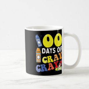Leraar 100 dagen Cray Cray 100th Day of School Boy Koffiemok