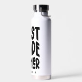 Leraar 1e klas Minimalistische tekst Waterfles (Links)