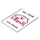 Leraar 2e klas aangepaste Spiral Photo Notitieboek (Linkerzijde)