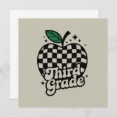 Leraar 3e klas terug naar school bedankkaart (Voorkant / Achterkant)