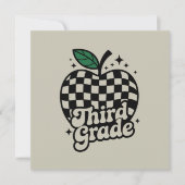 Leraar 3e klas terug naar school bedankkaart (Voorkant)