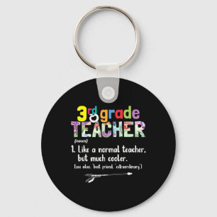 Leraar 3e klas terug naar school cadeau leraar 3e sleutelhanger