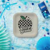 Leraar 3e klas terug naar school papieren bordje (Feest)