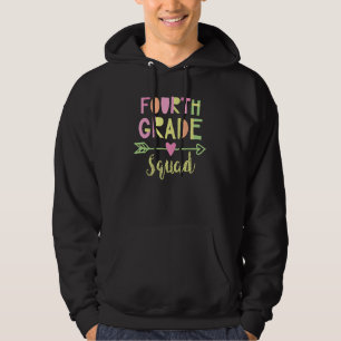 Leraar 4e klas Lerarenteam Grappig terug naar scho Hoodie