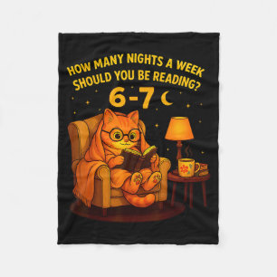 Leraar 67 Hoeveel Avonden Per Week Moet Je Lezen Fleece Deken