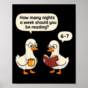 Leraar 67 Hoeveel avonden per week moet je lezen Poster