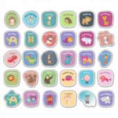 Leraar aanmoediging dierlijke Stickers (Voorkant)