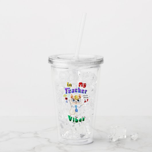 Leraar Acryl Drinkbeker (Achterkant ijs)