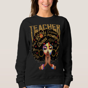 leraar Afro Melanin Queen Pray African Woman Blac Trui