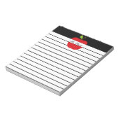 Leraar appel notitieblok (Gedraaid)