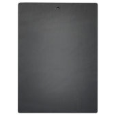 Leraar Apple Book Stack Chalkboard Monogram Naam Klembord (Achterkant)