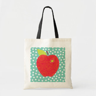 leraar Apple Patch met pokadots tas