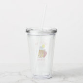 Leraar Apple Tea Mason Jar Acryl Drinkbeker (Achterkant)