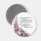 Leraar Appreciation Poem Magneet (Voorkant / Achterkant)