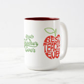 Leraar Appreciation Teach Love Inspire Coffee Mok (Voorkant rechts)