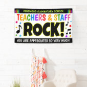 Leraar Appreciation Week Rock Banner (Insitu)