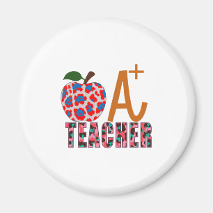 Leraar Art Apple A plus leraar Magneet