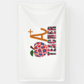 Leraar Art Apple A plus leraar Spandoek (Verticaal)