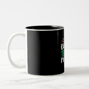 Leraar Art Coffee Teach Herhaal Tweekleurige Koffiemok