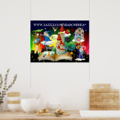 Leraar/Bibliotheek/Poster van iemand Poster (Keuken)