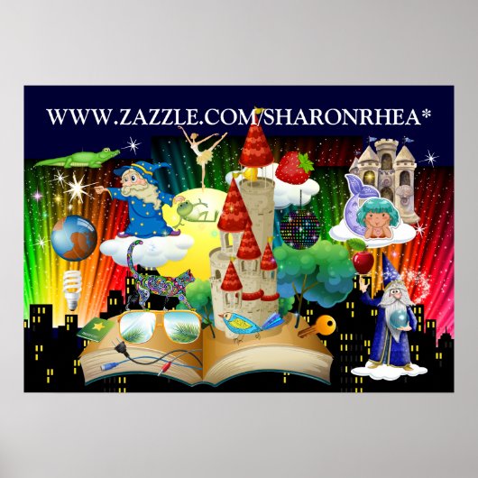 Leraar/Bibliotheek/Poster van iemand Poster (Voorkant)