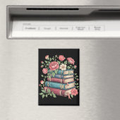 Leraar Boekenliefhebber Terug naar School Wildflow Magneet (Insitu (Vaatwasser))