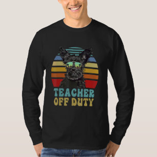 Leraar Buiten Dienst Skye Terrier Hond Zomer T-shirt
