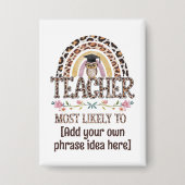 🎓 Leraar cadeau-ideeën: waarschijnlijk aangepaste Button (Voorkant)