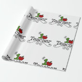 leraar cadeaupapier (Uitgerold)