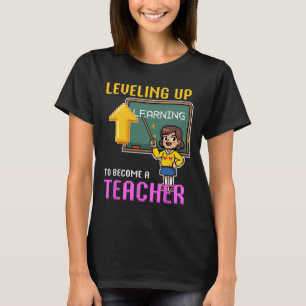Leraar Ck Niveau Verhogen Naar School Grappige Gam T-shirt