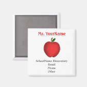 Leraar Contact Magneet (Voorkant / Achterkant)