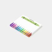 Leraar Crayon persoonlijke post-it-opmerking Post-it® Notes (Schuin)