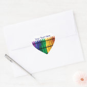 leraar Crayons Heart Shape Sticker (Envelop)