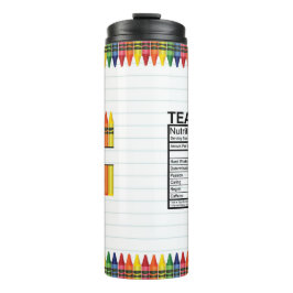 leraar Crayons Thermosbeker