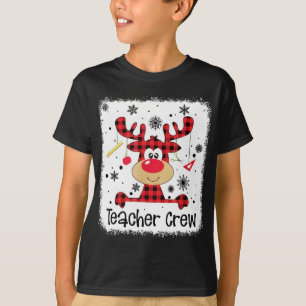 Leraar Cute Red Pset Reindeer Snow Lover Ch T-shirt